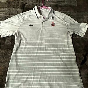 Nike Mens Dri-Fit Ohio State Polo